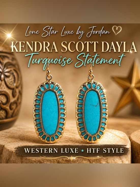 Jewelry - Kendra Scott Dayla Drop Earrings (Turquoise)